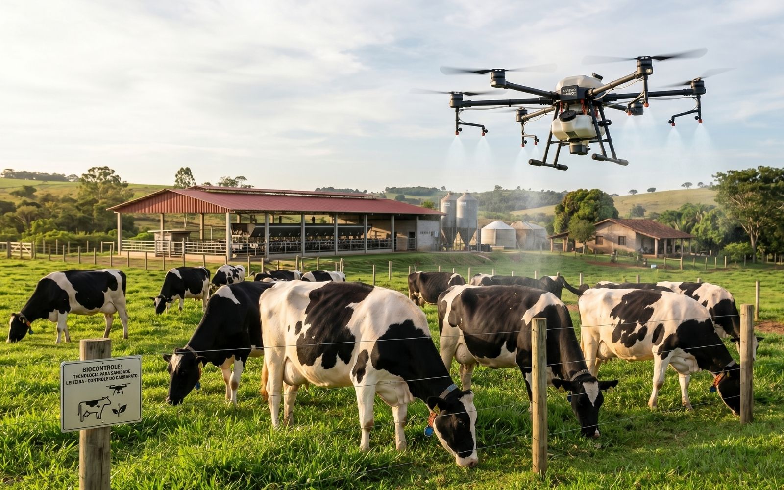 Carrapato bovino: controle no pasto com drones e biocontrole - Cia do Leite - Transformamos qualidade do leite e produtividade das fazendas