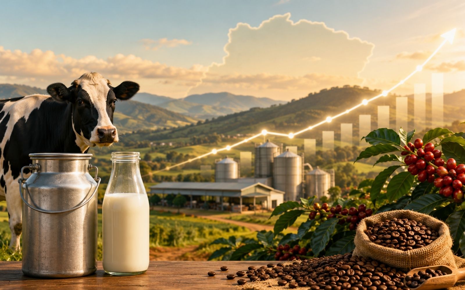 Cooperativas mineiras crescem 26,7%: café e leite lideram avanço. - Cia do Leite - Transformamos qualidade do leite e produtividade das fazendas