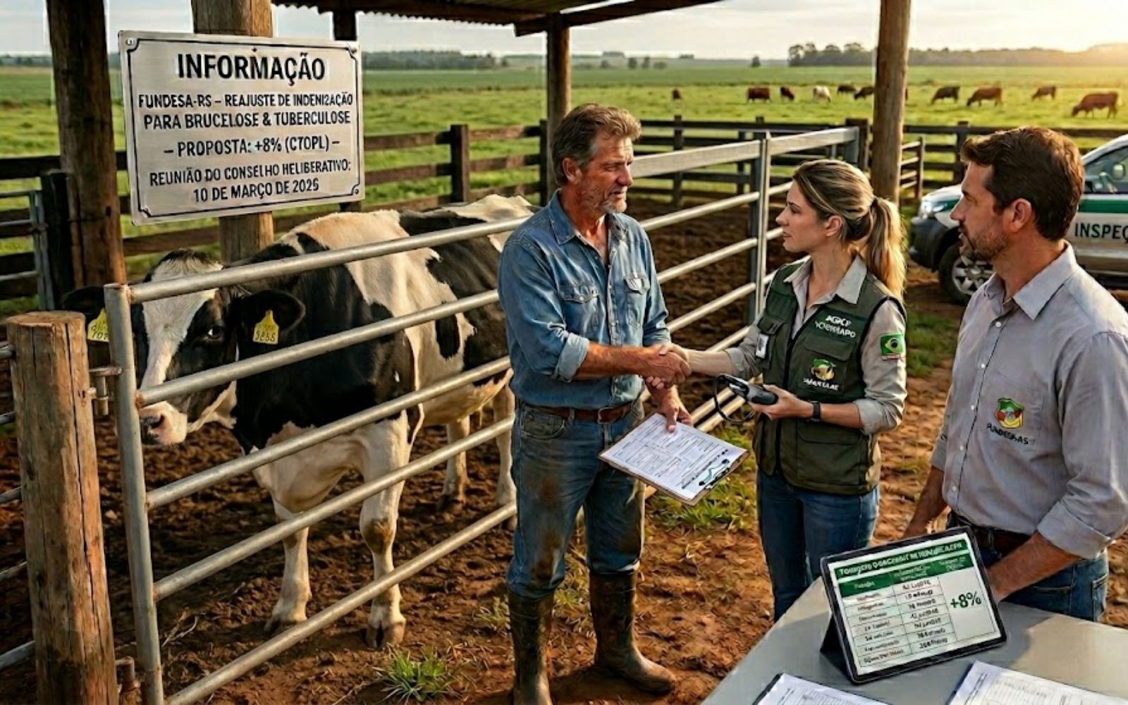 Fundesa-RS: indenização por brucelose e TB pode subir 8% - Cia do Leite - Transformamos qualidade do leite e produtividade das fazendas